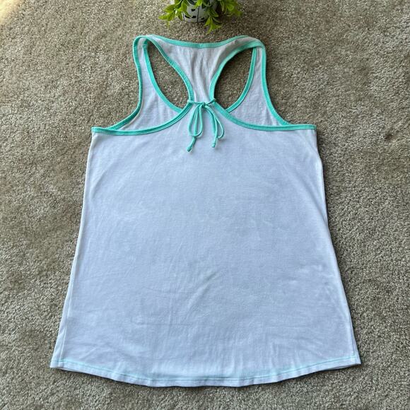 Justice White and Light Gray Racerback Graphic Tank Tops Set of 2 Size: 16 - Picture 10 of 15